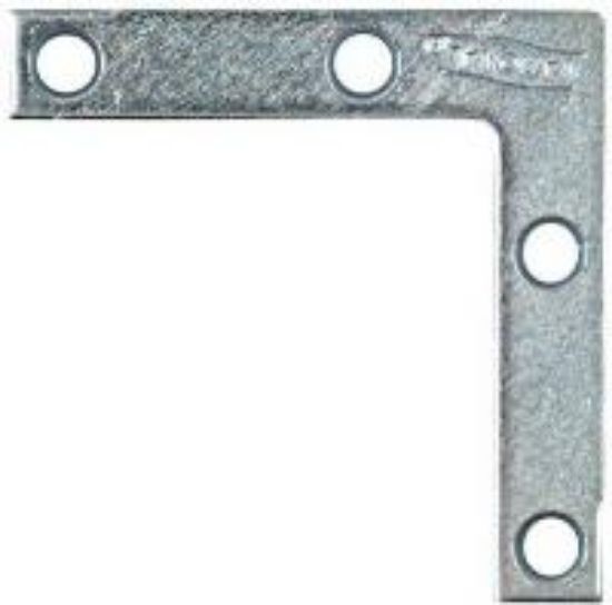 Picture of Flat-Corner-Iron Zinc-Plated 2"