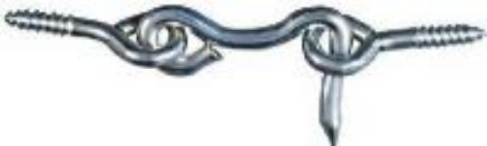 Picture of Hook-&-Eye Zinc-Plated 1"