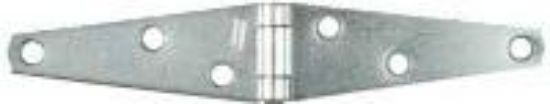 Picture of Strap Hinges Zinc-Plated 3"