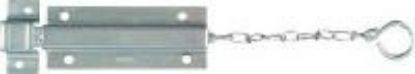 Picture of Chain-Door-Bolt w/ Hardware Zinc-Plated 6"