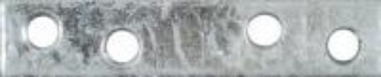 Picture of Mending Brace Galvanized Steel 3" X 5/8" 4 PK
