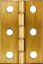 Picture of 2 x 1-3/8 Brass Chest-Hinge