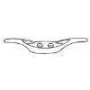 Picture of Rope-Cleat Nickel 4-1/2"