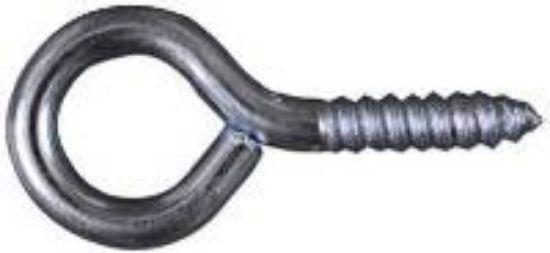 Picture of Screw-eye Zinc-plated Large #0 2.88"