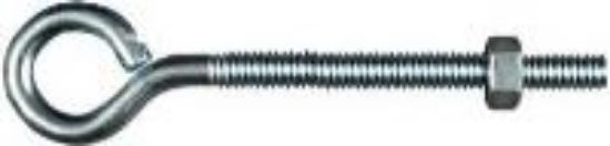 Picture of Eye-Bolt With-Nut Zinc-Plated 1/4" x 4"