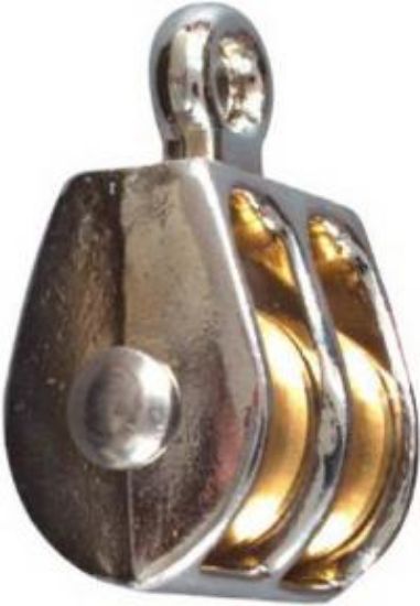 Picture of Rope-Pulley Double-Sheave Fixed-Eye 3/4"