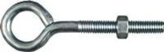 Picture of Eye-Bolt With-Nut Zinc-Plated 5/16" x 4"