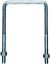 Picture of 3/8" x 3-5/8 x 6 Square U-Bolt