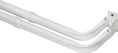 Picture of 48-86 Double Window-Curtain-Rod White