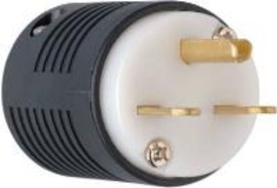 Picture of Electrical-plug 15-amp 250-volt Black-&-yellow