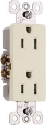 Picture of Electrical-Outlet Decora-Style Duplex-Receptacle 15-Amp 125-Volt