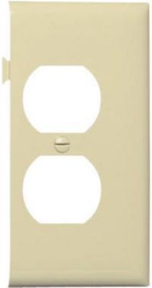 Picture of Duplex End Section Ivory Wall-Plate