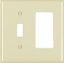 Picture of 2-Gang Combination-Toggle-Decorator Midsize Wall-Plate