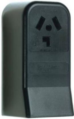 Picture of Dryer-Outlet Surface-Mount 30-Amp 125/250V 3-Pole 3-Wire Black