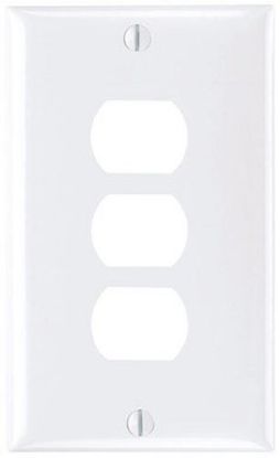 Picture of 3-Gang Despard White Wall-Plate
