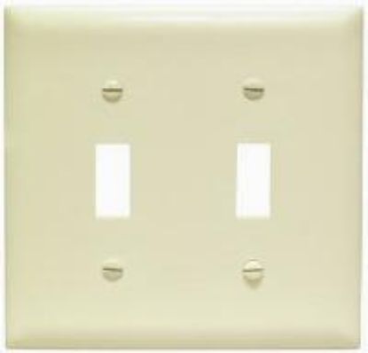 Picture of 2-Gang Toggle Jumbo Wall-Plate