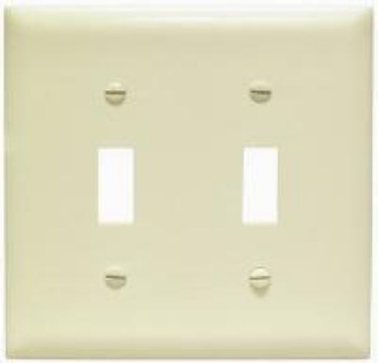 Picture of 2-Gang Toggle Jumbo Wall-Plate
