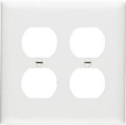 Picture of Duplex-Receptacle White Wall-Plate