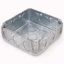 Picture of Electrical-Box Square-Box Drawn 4" x 1-1/2" 1/2" Knockouts