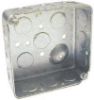 Picture of Electrical-Box Square-Box Drawn 4" x 1-1/2" 1/2" Knockouts
