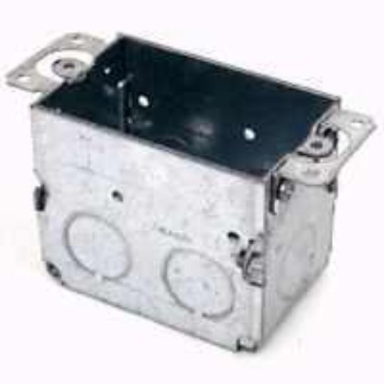 Picture of Steel Switch-Box 3" x 2-1/2" Deep 1/2" Knockouts
