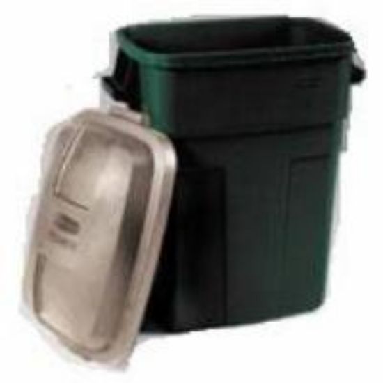Picture of Trash-can Green With Lid