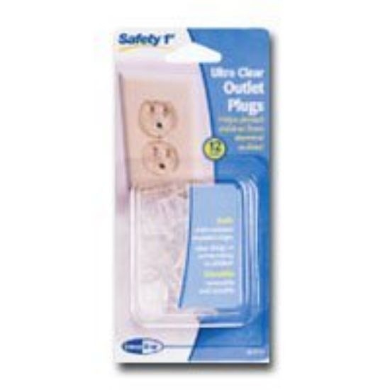 Picture of Safety Outlet Plugs Clear