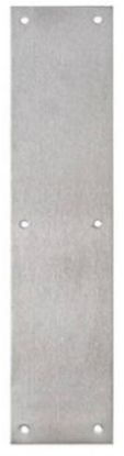 Picture of Push-Plate Satin Stainless-Steel 3-1/2" x 15" .050 Gauge
