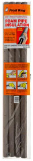 Picture of Pipe-insulation Polyethylene-foam 1/2"-copper 3/8"-wall 3'