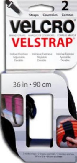 Picture of 2" x 3' Black Cinch Straps