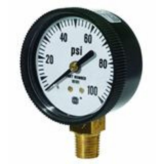 Picture of Pressure-Gauge 100-PSI 2" 1/4"