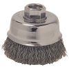 Picture of Wire-Cup-Brush Crimped-Wire 3" 5/8"-11 Unified-Coarse-Thread Arbor Hole .014 Coarse Wire