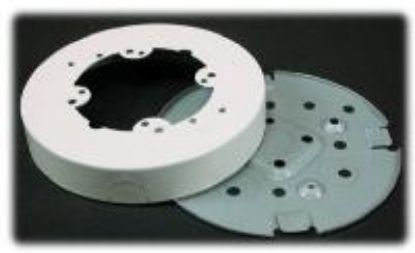 Picture of Ceiling-Fan Box Round Metal Ivory