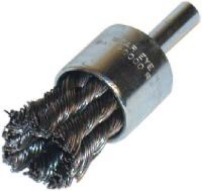 Picture of Stem Mounted End Wire-Brush Knotted-wire 3/4"