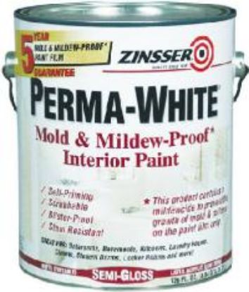 Picture of Interior-paint Mold-resistant Mildew-resistant White Semi-gloss