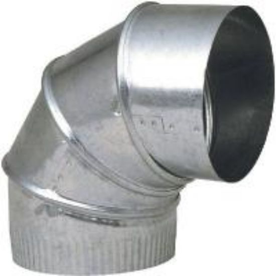 Picture of Galvanized-Steel Furnace-Elbow Adjustable 4"