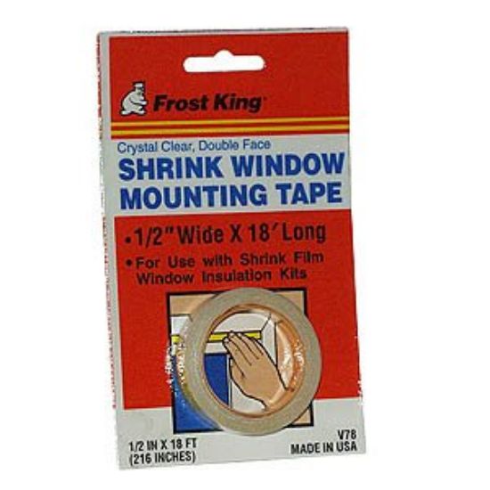 Picture of Shrink Window Mounting-Tape Crystal-Clear Double Face 1/2" x 18'