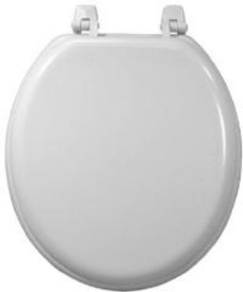 Picture of Toilet-Seat Wood-Material White