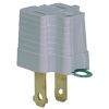 Picture of Grounding-Adapter Polarized Gray 15-Amp