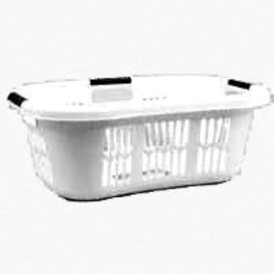 Picture of White 1 Bush Laundry-Basket