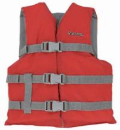 Picture of 30/90LB RED Boat Life-Vest Personal-Flotation-Device