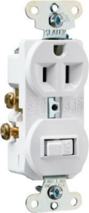 Picture of 15-amp White Swt/receptacle