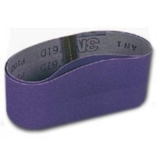 Picture of 761D Resin-Bond-Cloth Sanding-Belt Purple P120Y 3" x 24"