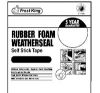 Picture of 3/8" Black Foam-Tape Weather-Seal