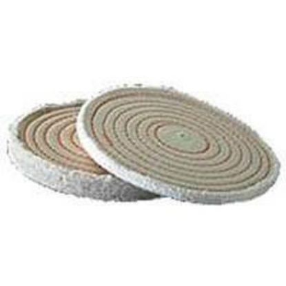 Picture of 6" Muslin Spiral Sewn Buffing Wheel