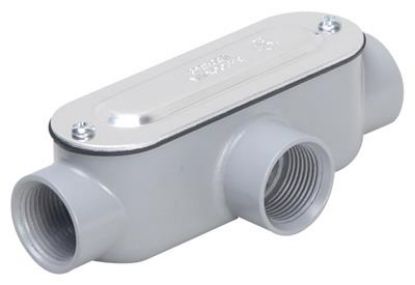 Picture of 1/2" Rigid Conduit-Body Tee Cast-Aluminum Powder-Coat With Gasket