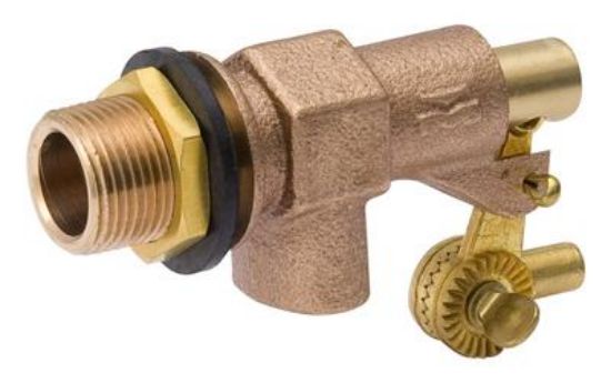 Picture of 1/2 Bronze Float-Valve Mpt Inlet X Plain Outlet