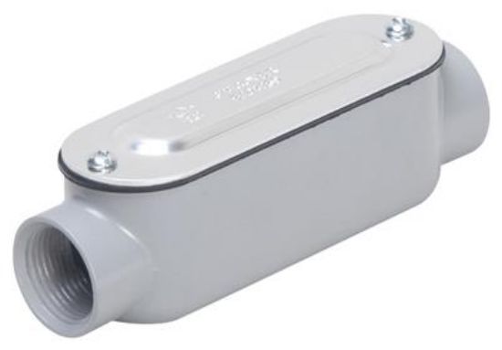 Picture of Conduit-Body 1/2" Rigid C-Type Cast-Aluminum Powder-Coat With Gasket