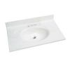 Picture of 31 x 19 WHT/WHT Vanity Top