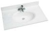Picture of 31 x 19 WHT/WHT Vanity Top